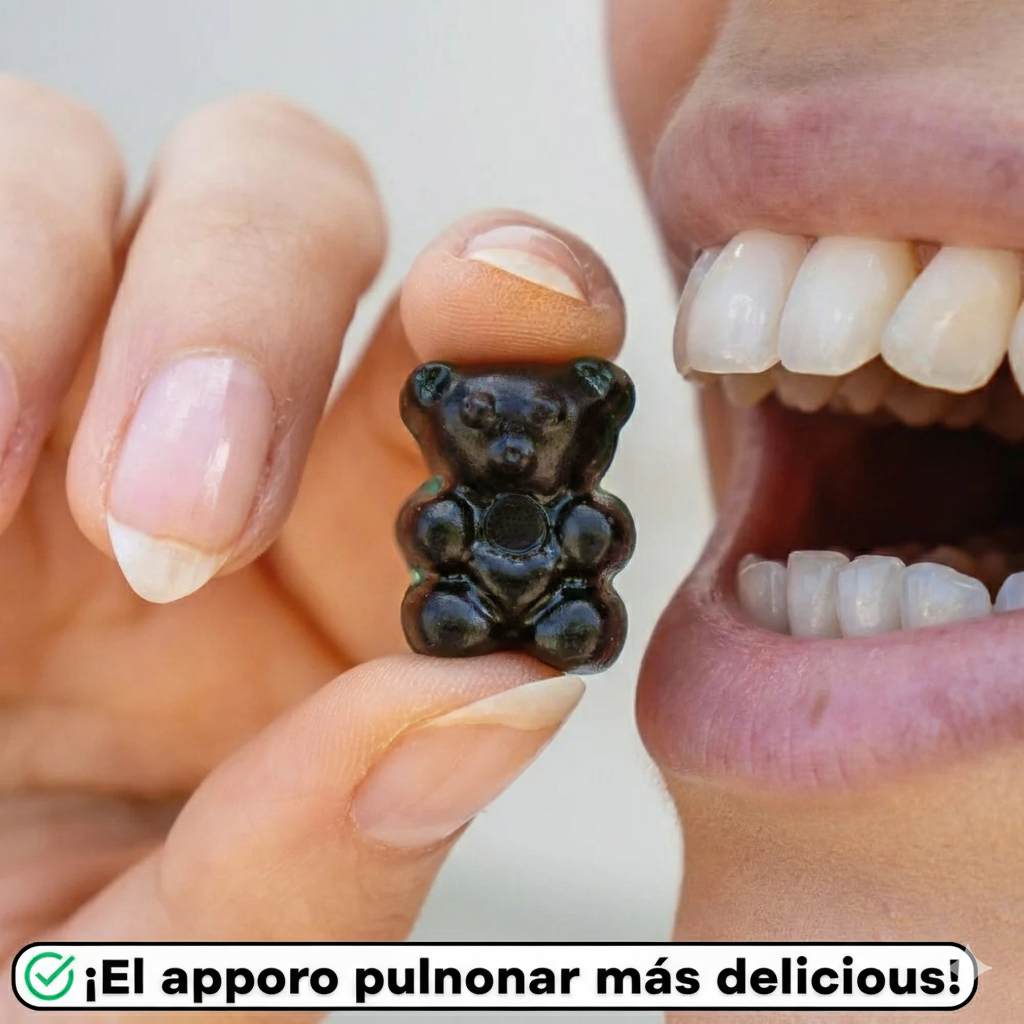 Reset pulmonar - Ositos de goma con vitaminas y hierbas naturales