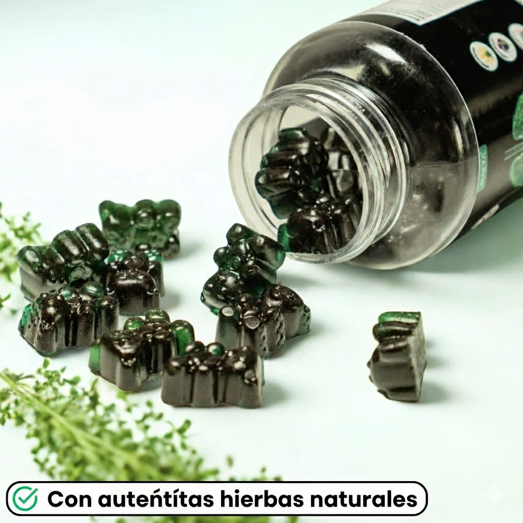 Reset pulmonar - Ositos de goma con vitaminas y hierbas naturales